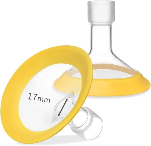 Protectores de bridas ovaladas de 17mm compatibles con bombas Medela, piezas de repuesto para Pump in Style, Symphony, Swing Maxi, Harmony y