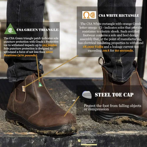 Miniatura 3 de MooseLog Botas de seguridad de trabajo con punta de acero para mujer 925