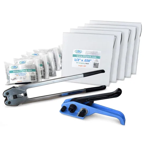 Miniatura 29 de IDL Packaging Recarga para kits de flejado de poliéster (PET) portátiles de 1/2 pulgada x 200 pies - Bobina de flejado de poliéster de 1/2 pulgada x