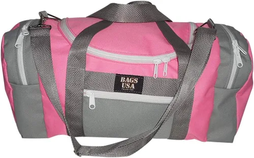 Miniatura 20 de Bolsa de lona triple grande con apertura en U, bolsillo frontal y dos compartimentos laterales, perfecta bolsa de cabina fabricada en Estados Unidos.