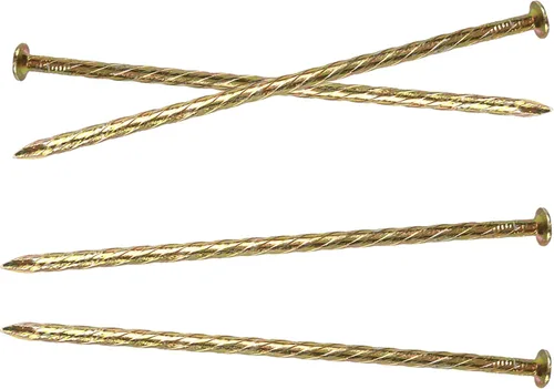 Juego de 15 estacas artificiales, estacas de metal galvanizado en espiral de 6 pulgadas de metal galvanizado para jardín, estacas de anclaje de