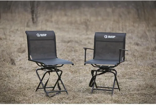 Miniatura 7 de Guide Gear Big Boy - Silla ciega de caza, asiento plegable portátil para disparar, giratorio cómodo, capacidad de 500 libras