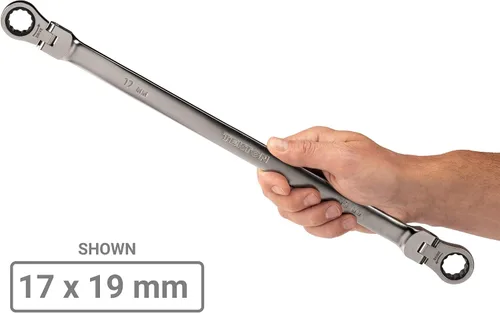 Miniatura 6 de TEKTON WRB96002 - Juego de llaves de extremo de caja de trinquete de 12 puntos, 13 piezas (1/4-13/16 pulgadas, 0.236-0.748 in)