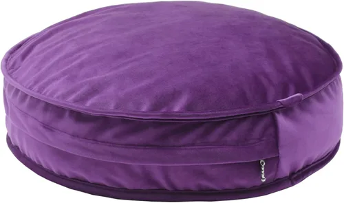 Miniatura 12 de Funda de Almohada de Suelo Redonda de Terciopelo Funda de Asiento Puf de Yoga Meditación Cojín de Felpa Decoración de Sala de Lectura Solo Funda