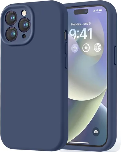 Miniatura 170 de LOVE 3000 Compatible con Funda para iPhone 15, [Cámara de Cobertura Completa de Silicona Suave] [Protección contra Caídas de 8 pies], Forro de Negro
