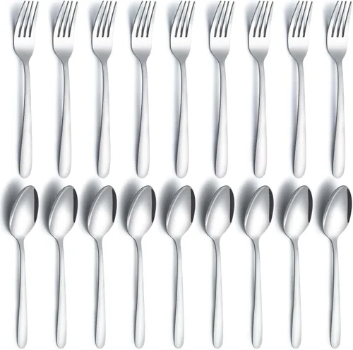Miniatura 9 de Tenedores de ensalada de 36 piezas, tenedores pequeños de 7 pulgadas de acero inoxidable pulido con espejo y apto para lavavajillas, utilizado