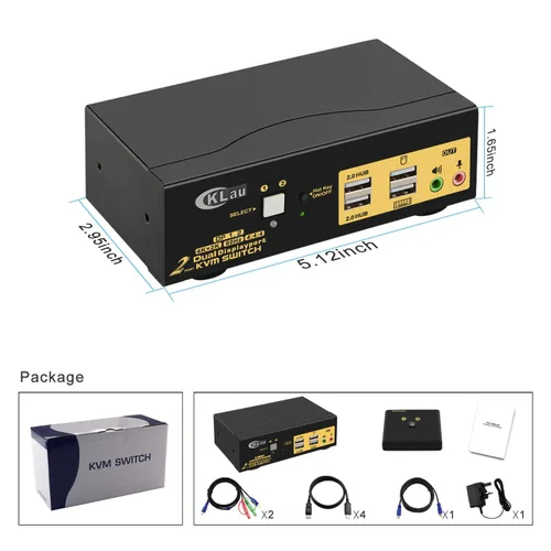 Miniatura 7 de Conmutador KVM de varios monitores