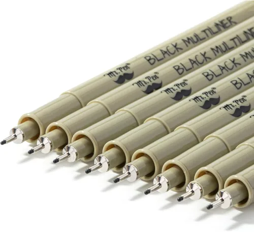 Miniatura 8 de Mr. Pen - Fineliners negros, bolígrafos de punta fina, 0.010 in, paquete de 4 bolígrafos bíblicos que no se corren, bolígrafos de punta fina