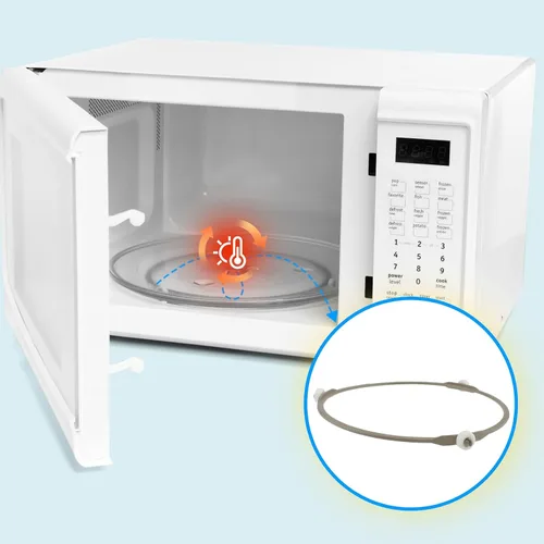 Miniatura 6 de SDTC Tech Anillo giratorio de microondas de 7 pulgadas, bandeja para horno de microondas, anillo de soporte giratorio para placa de vidrio