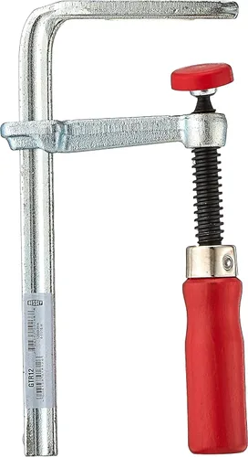 Miniatura 2 de BESSEY GTR12 Abrazadera de mesa de acero con capacidad de 4 11/16 x 2 5/16 de profundidad de garganta y 400 libras de fuerza de sujeción