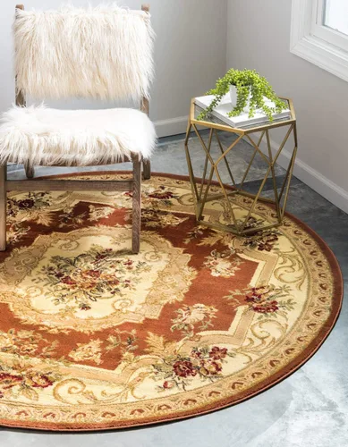 Miniatura 45 de Unique Loom Versailles Collection - Alfombra tradicional clásica con motivo floral, colección Versailles