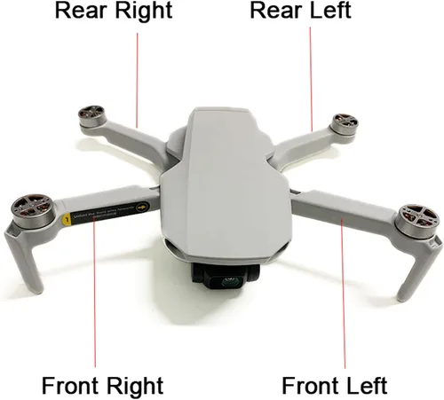 Miniatura 3 de Carcasa de brazo sin motor de repuesto para DJI Mavic Mini 2 brazos, marco de carcasa para dron, montaje de brazo cuadricóptero, piezas de Carcasa