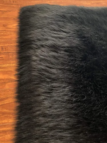 Miniatura 8 de LAMBZY Alfombra cuadrada de piel de oveja sintética, súper suave, hipoalergénica, de pelo de felpa de primera calidad