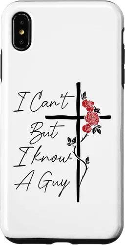 Miniatura 11 de I Can't But I Know A Guy Jesus Cross Flowers Case for iPhone 17