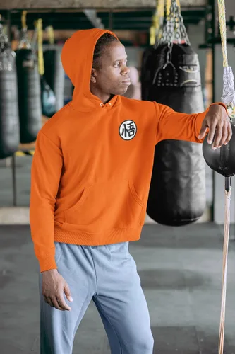 Miniatura 6 de ALLNTRENDS Sudadera con capucha con símbolo de entrenamiento 2022 Cool Graphic Top, Naranja