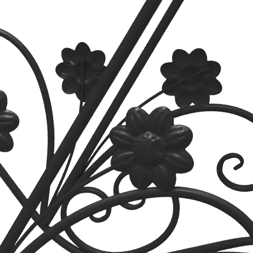 Miniatura 7 de Soporte para plantas de 3 niveles, estantes de metal para flores, soporte de exhibición de plantas para interiores y exteriores, soporte para macetas