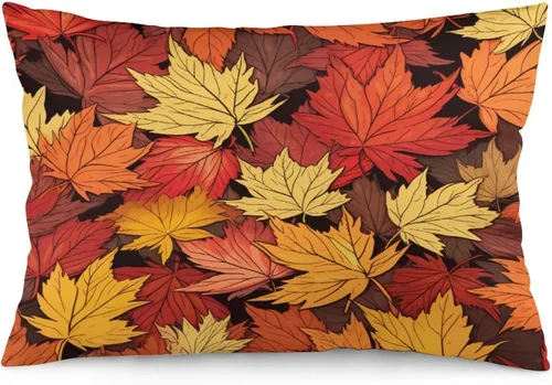 Miniatura 35 de Fundas de almohada frescas de casa embrujada, castillo, luna, bosque medieval, calabaza, fundas de almohada rectangulares con cremallera invisible