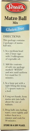 Miniatura 3 de Streit's Mezcla de bolas Matzoh sin gluten, 4.5 onzas (individual)