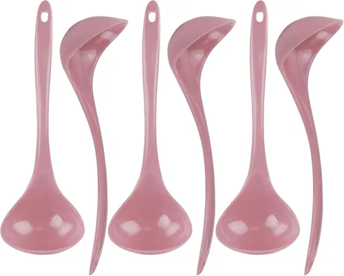 Miniatura 12 de Reston Lloyd Cucharón de melamina para sopa de cocina, utensilio de alta calidad con mango ergonómico resistente al calor, plástico duradero sin