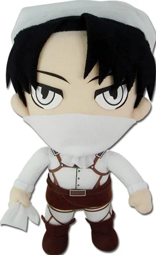 Miniatura 3 de GE Animation Great Eastern Attack on Titan Cleaning Levi Ackerman - Peluche de peluche, 8.5 pulgadas