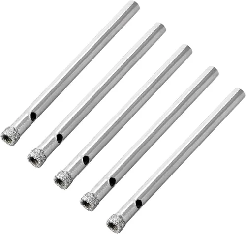uxcell Brocas de diamante de 0.157 in, sierras de agujero para azulejos de vidrio, porcelana, mármol, botellas de cerámica, ollas de ladrillo,