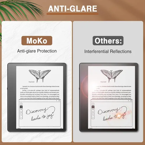 Miniatura 6 de MoKo Paquete de 2 protectores de pantalla mate para Kindle Scribe de 10.2 pulgadas, versión 2024/2022, con sensación de papel, película de PET