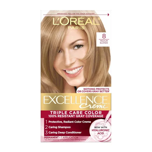 Miniatura 19 de L'Oreal Paris Excellence Crème - Tinte permanente para el cabello, color de cabello de triple cuidado, complejo Pro-Keratine para una cobertura