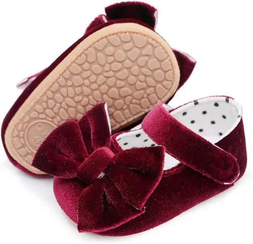 Miniatura 2 de YOYORI Infant Boys Girls Cartoon Printed Shoes First Walkers Shoes Summer Toddler Hollow Out D-Wine 12-18 Months