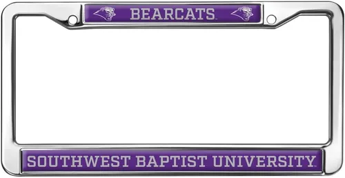 Miniatura 139 de Texas A&M University - Texarkana Mascot - Marco de metal estándar para placa de matrícula de tamaño completo