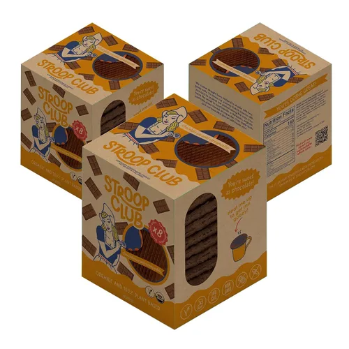 Miniatura 10 de Stroop Club Stroopwafel de Caramelo Orgánico Infusionado con Chai Indulgencia Vegana, a Base de Plantas y Aprobada por los Holandeses - 24