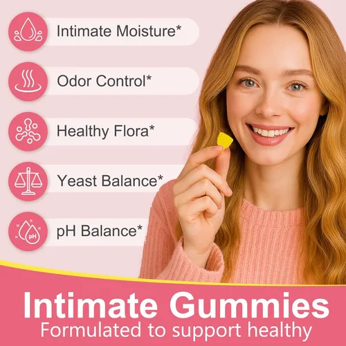 Miniatura 3 de Probióticos vaginales fuente de gomitas femeninas, equilibrio de pH, gomitas de equilibrio femenino para mujeres, probióticos para mujeres salud