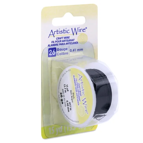 Miniatura 60 de Artistic Wire Alambre de Cobre Coloreado Plateado en Plata Resistente al Deslustre para Manualidades y Envolver Joyería, Resistente al Deslustre