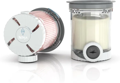 Ninja Swirl by CREAMi - Pintas y tapas, paquete de 2, compatible con máquinas para hacer helados Ninja Swirl de la serie NC700 y para servir soft