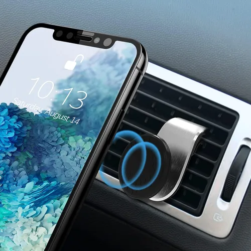 Miniatura 8 de Soporte magnético para teléfono para automóvil, soporte universal ajustable de 360° para soporte de ventilación de aire de automóvil, se adapta a