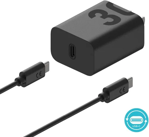 Miniatura 5 de Motorola TurboPower 30 Cargador con cable USB-C a USB-C de 1m para Moto G 2025, Moto G Power 2025, Power 5G 2024, G Stylus 5G 2024, Motorola Razr+