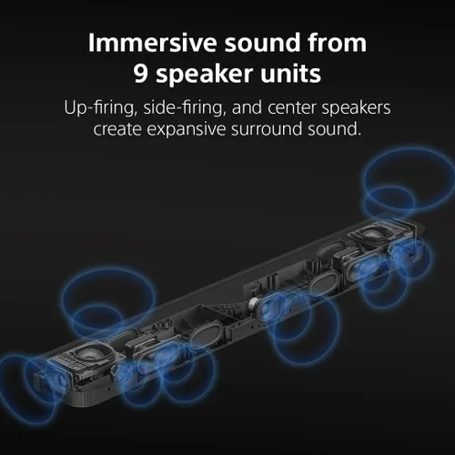 Miniatura 6 de Sony BRAVIA Theater Bar 7 Barra de sonido para TV Surround Home Theater con 9 altavoces, Dolby Atmos®/DTS:X®, mapeo de sonido espacial 360
