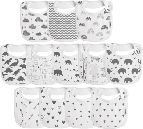 Baberos para bebés para niños y niñas, baberos para dentición y babeo, baberos para bebé, baberos para recién nacidos