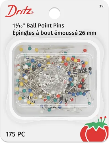 Dritz 39 pines de punta de bola, 1-1/16 pulgadas (175 unidades)