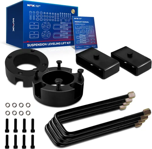 Miniatura 14 de KAX Kit de nivelación trasero de 1-2" Compatible con Jeep Cherokee 1984-2001 2WD/4WD Grilletes de bajada trasera de acero de alta resistencia