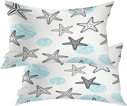 Miniatura 98 de Fundas de almohada con diseño de pinos y pájaros, bayas rojas, hojas de acebo, fondo beige, funda de cojín de mezcla digital, funda de almohada