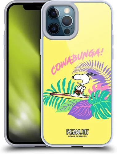 Miniatura 181 de Head Case Designs Peanuts Tropical Surf Snoopy Aloha Disco Gel Funda con licencia oficial [protección de grado militar] compatible con Apple iPhone