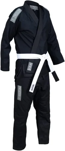 Miniatura 5 de TWISTER Challenge BJJ Gi Brasileño Jiu Jitsu Gi preencogido Pearl Weave 16.76 oz 100% Tela de algodón