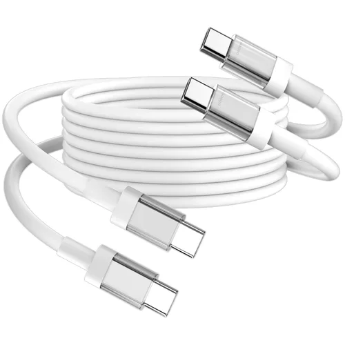 Miniatura 10 de Cable USB C a USB C de 3 pies 100 W, cable de carga rápida tipo C para iPhone 17e 17 16 Pro Max 15/iPad Pro 10 11/MacBook Air, para Samsung S26 S25