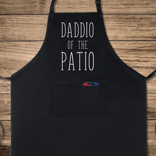 Miniatura 2 de Xornis Delantal de Algodón 100% Divertido con 2 Bolsillos para Hombres y Mujeres, BBQ, Asado, Babero Ajustable, Delantales Negros, Regalos, Cocina