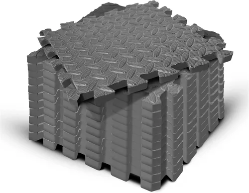 Miniatura 12 de Yes4All Alfombrillas de Espuma para Ejercicio Entrelazadas con Borde – Alfombrillas de Piso Entrelazadas para Equipo de Gimnasio – Baldosas de Piso