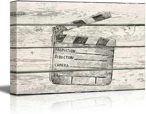 Miniatura 10 de wall26 - Obra de arte con estampado de madera de ciervo en bosque de abedules - Lienzo rústico para pared, arte para el hogar - 16 x 24 pulgadas