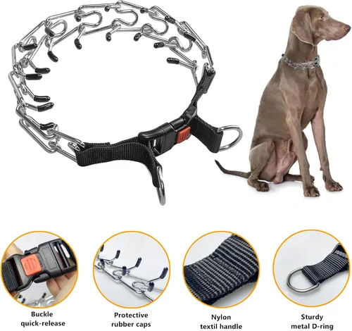 Miniatura 5 de Collar de entrenamiento para perros, collar de martingala para perros grandes, medianos y pequeños