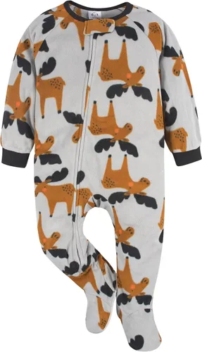 Miniatura 2 de Gerber - Pijama de vellón resistente al fuego para bebé, mameluco, paquete de 2