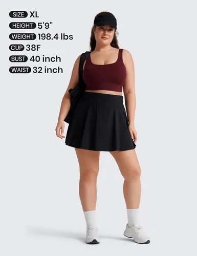 Miniatura 93 de CRZ YOGA Butterluxe - Brasier deportivo con espalda en U para mujer, cuello redondo, acolchado, de bajo impacto, para yoga, entrenamiento