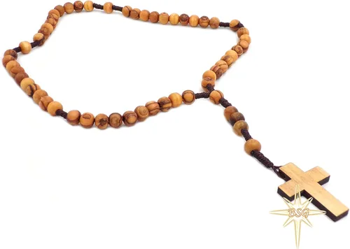 Miniatura 11 de Rosario personalizado de madera de olivo de Belén, nombre propio, regalos para niños, confirmación, primera comunión, bautismo para niños y niñas.